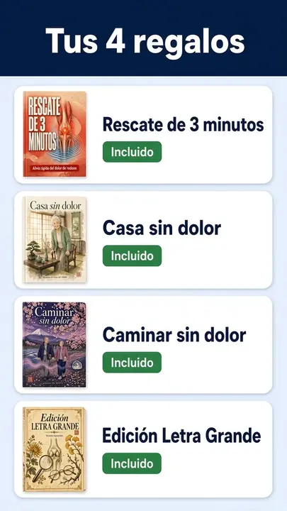 Pantalla: Tus 4 regalos